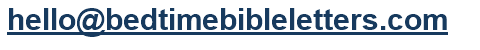 Bedtime Bible Letters contact email